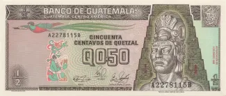 Guatemala 0.5 Quetzal, 1992 image