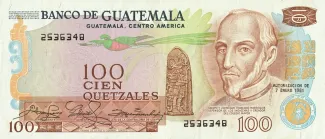 Guatemala 100 Quetzales, 1983 image