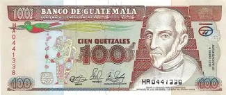 Guatemala 100 Quetzales, 1992 image