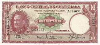 Guatemala 10 Quetzales, 1935 image