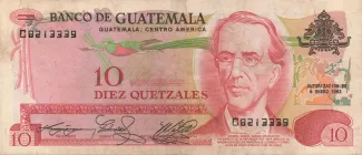 Guatemala 10 Quetzales, 1983 image