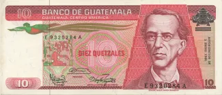 Guatemala 10 Quetzales, 1988 image