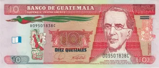 Guatemala 10 Quetzales, 2008 image