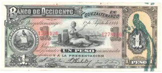 Guatemala 1 Peso, 1914 image