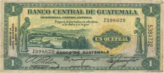 Guatemala 1 Quetzal, 1946 image
