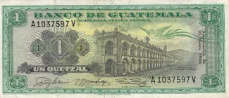 Guatemala 1 Quetzal, 1972 image