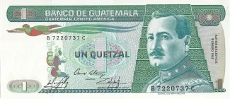 Guatemala 1 Quetzal, 1989 image
