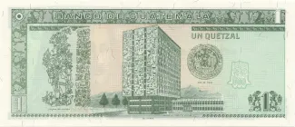 Guatemala 1 Quetzal, 1998 reverse