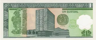 Guatemala 1 Quetzal, 2008-2012 reverse
