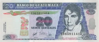 Guatemala 20 Quetzales, 1999 image