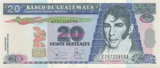 Guatemala 20 Quetzales, 2003 image