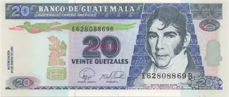 Guatemala 20 Quetzales, 2007 image