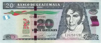 Guatemala 20 Quetzales, 2023 image