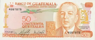 Guatemala 50 Quetzales, 1983 image
