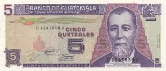 Guatemala 5 Quetzales, 1994 image