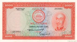 Guinea-Bissau 1.000 Escudos, 1964 image