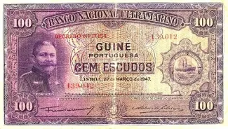 Guinea-Bissau 100 Escudos, 1947 image