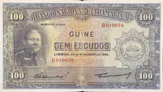 Guinea-Bissau 100 Escudos, 1958 image