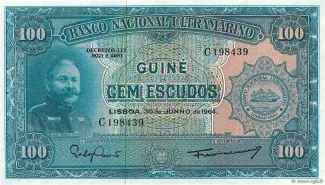 Guinea-Bissau 100 Escudos, 1964 image