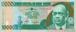 Guinea-Bissau 10 000, 1993 image