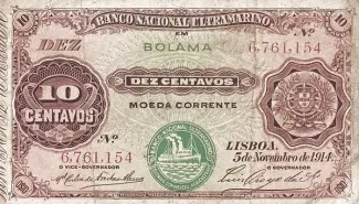 Guinea-Bissau 10 Centavos, 1914 image