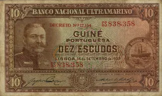 Guinea-Bissau 10 Escudos, 1937 image