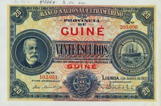 Guinea-Bissau 20 Escudos, 1921 image