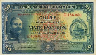 Guinea-Bissau 20 Escudos, 1937 image