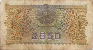 Guinea-Bissau 2.5 Escudos, 1945 reverse