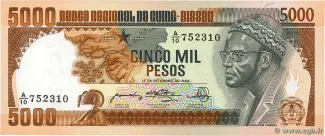 Guinea-Bissau 5.000 Pesos, 1984 image