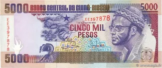 Guinea-Bissau 5.000 Pesos, 1993 image