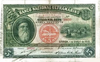 Guinea-Bissau 5.000 Réis, 1909