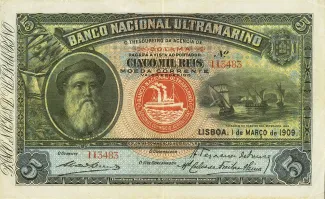 Guinea-Bissau 5.000 Réis, 1909