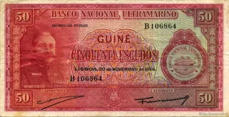 Guinea-Bissau 50 Escudos, 1958 image