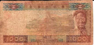 Guinea 1.000 Francs, 2006-2015 reverse