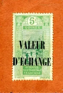 Guinea 5 Centimes, 1920 obverse