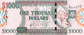 Guyana 1.000 Dollars, 2009 image