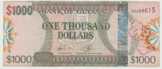 Guyana 1.000 Dollars, 2019 image