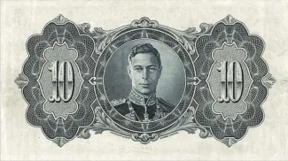 Guyana 10 Dollars, 1942 reverse