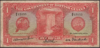 Guyana 1 Dollar, 1936 image