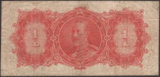 Guyana 1 Dollar, 1929-1936 reverse