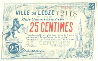 Hainaut (Lodelinsart) 25 Centimes, 1918 image