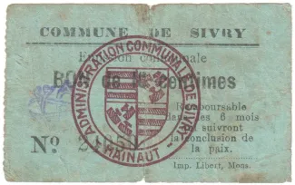 Hainaut (Sivry) 10 Centimes, 