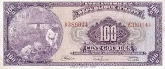 Haiti 100 Gourdes, 1964 obverse