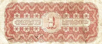 Haiti 1 Gourde, 1887 reverse