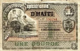 Haiti 1 Gourde, 1888 obverse