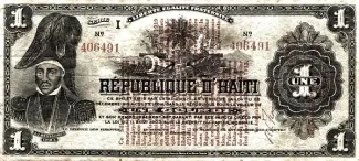 Haiti 1 Gourde, 1919 obverse