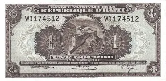 Haiti 1 Gourde, 1950 obverse