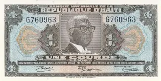 Haiti 1 Gourde, 1971 obverse