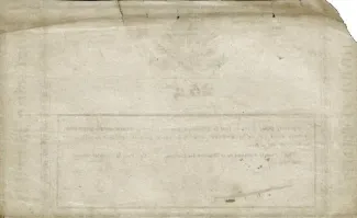 Haiti 25 Gourdes, 1827 reverse